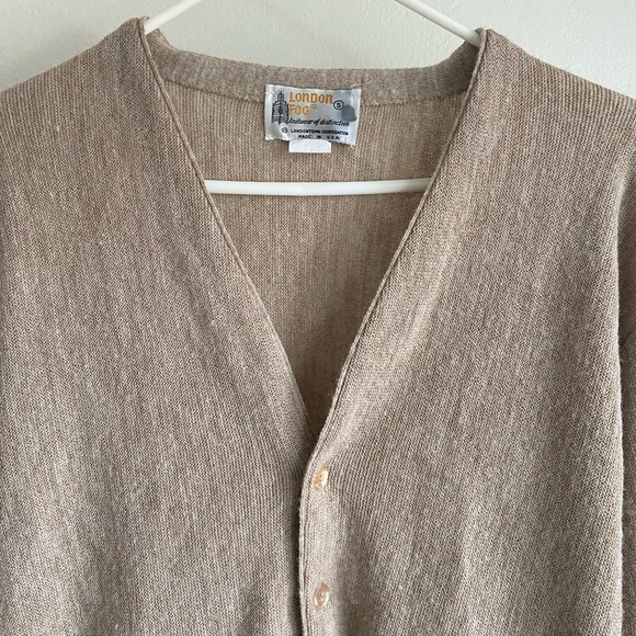 Vintage London Fog Textured Knit Cardigan - Small - Picture 5 of 11